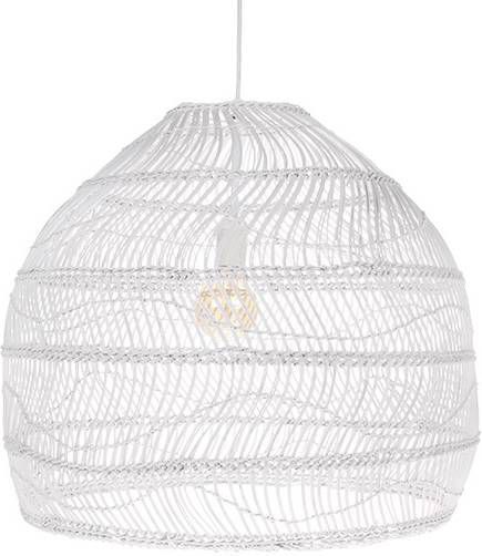 HKliving hanglamp m wicker ball wit ø60 Tuinhuis totaalmarkt nl